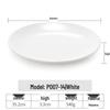 Handon 14-inch Food-Grade Melamine Shallow Plate