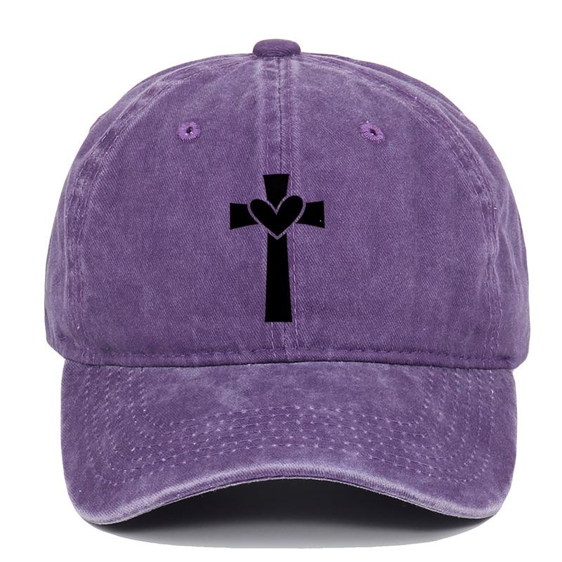 Black Personalized Pattern Printed Baseball Hat Outdoor Activity Washed Duck Tongue Hat Suitable for Sunscreen and Sunshade