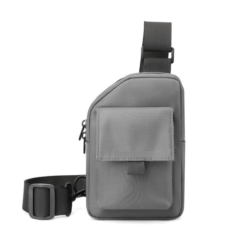 Geantă de piept unisex Geantă simplă de depozitare Rucsac mic de călătorie ușoară Geanta de cruce la modă Casual Genți de o singură mână