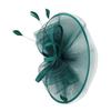 Retros Feather Mesh Hair Clip Handmade Elegant Hair Accessory For Women Wedding Party Retros Style Lightweight Decoration