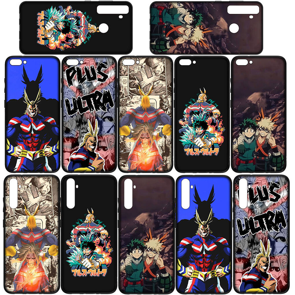 Cover for iPhone 17 16 15 Xiaomi Poco Redmi Note 14 13 12 11 Pro Max Samsung Galaxy S25 S24 S23 OPPO Huawei My Hero Academia All Might BNHA Phone Case
