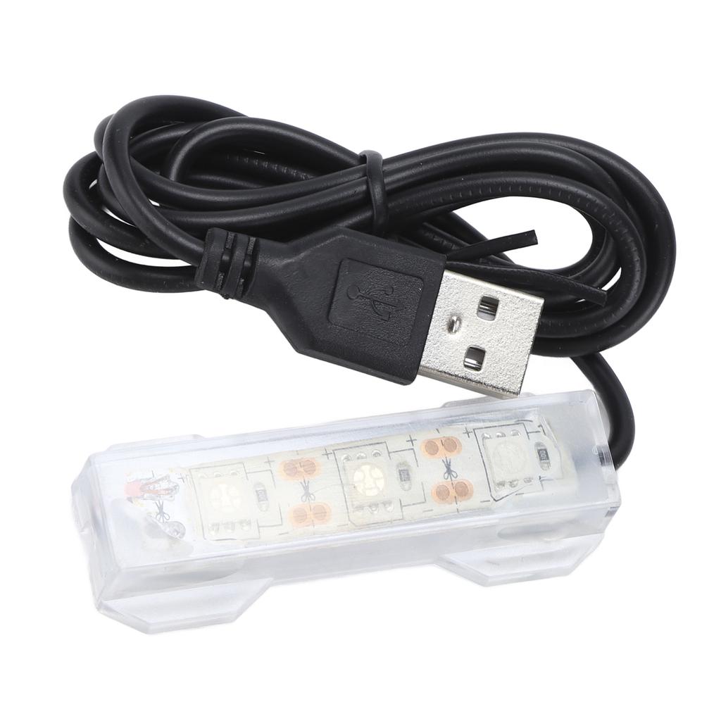 Aquarium Light USB Charging Plastic Fish Tank LED Light for Aquatic Plants Landscape