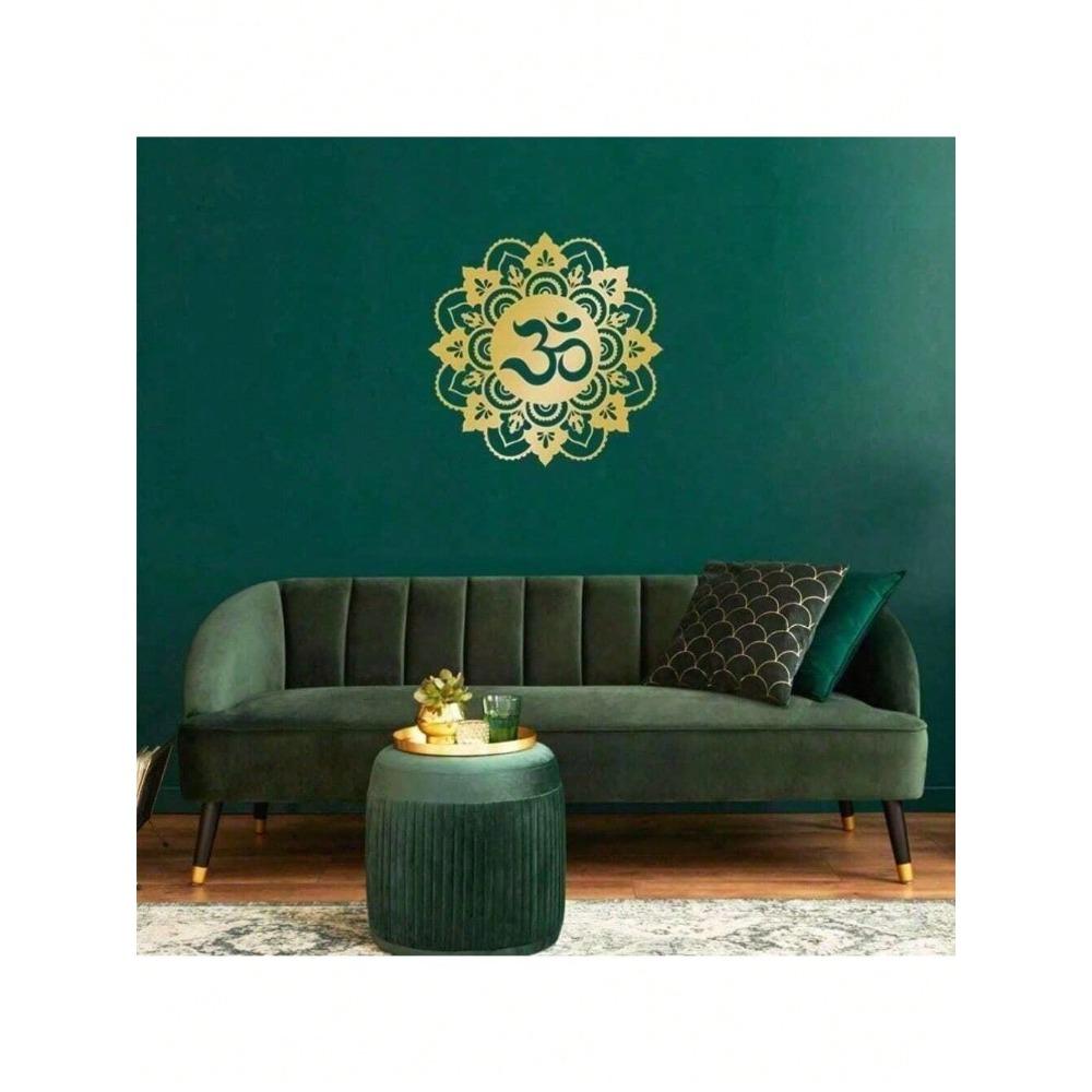 Mandala Metal Wall Art Waterproof Rustproof Yoga Meditation Home Decor Living Room Bedroom Bathroom Decoration