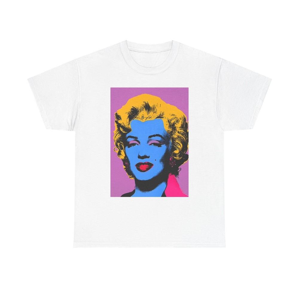 

Marilyn Monroe Graphic T Shirt Vintage Art Painting Unisex Heavy Cotton Tee M