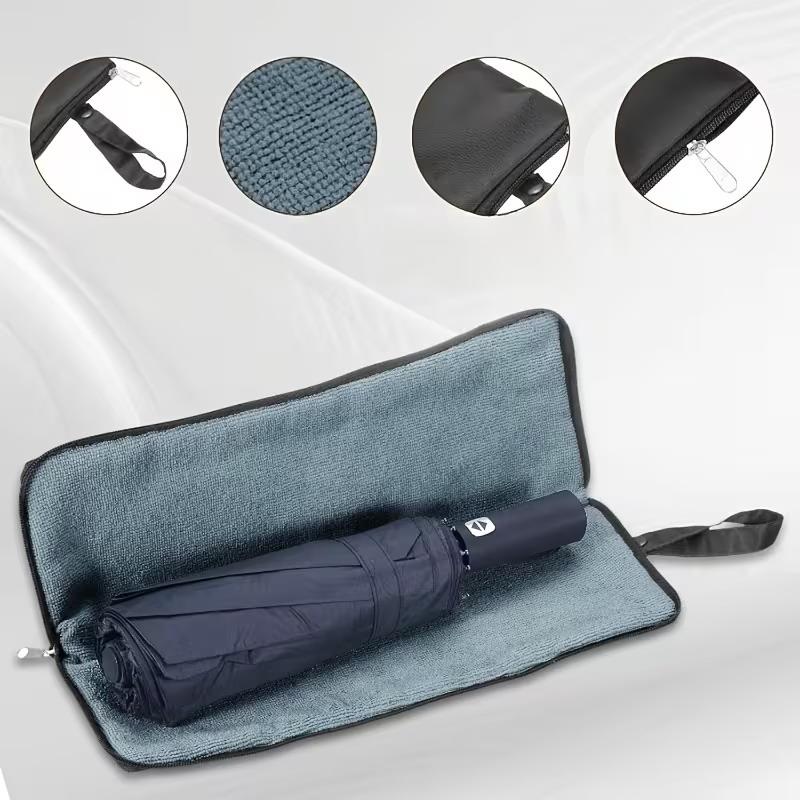 Small Fresh Print Umbrella Storage Bag Clutch Type Absorbent Waterproof Portable Pouch For Folding Umbrella Outdoor Use