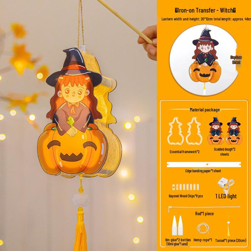 Children's DIY Pumpkin Lantern Halloween Decoration Kit