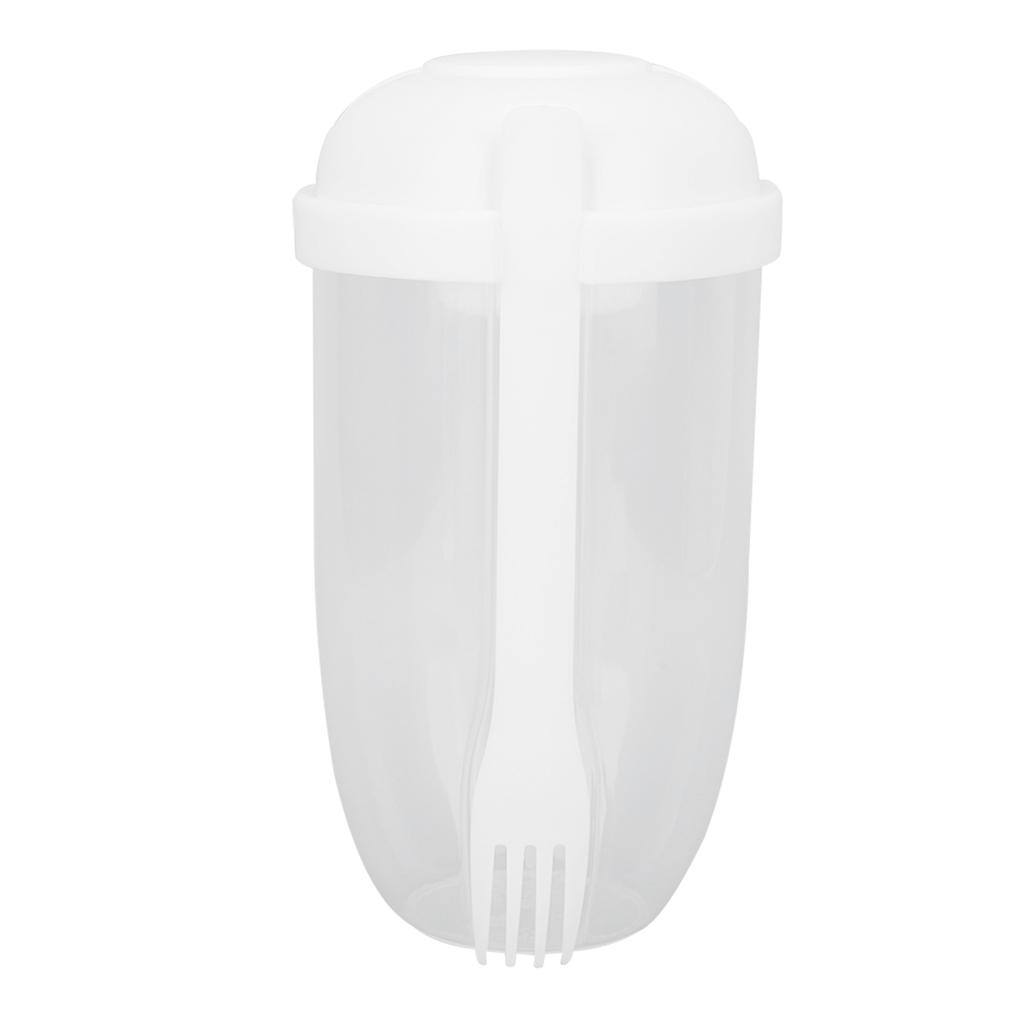 Salad Meal Shaker Cup with Fork Fresh Salad Cup Health Salad Container Portable Vegetable Breakfast