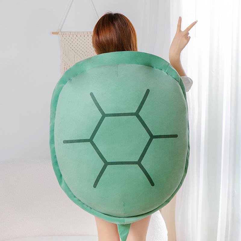 Turtle Wearable Shell Pillow Bee Plush Toy Pendant Spoof Fun Gift Decoration