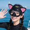 3MM Neoprene Diving Hood Headband Women Cute Cat Ears Waterproof Hat Wetsuit Hood Swimming Snorkeling Caps Cartoon Diving Hood