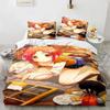 Kawaii Girl Bedding Set 3D Printed Suitable for Bedroom Duvet Cover Set With Pillowcases Kids Home Textile