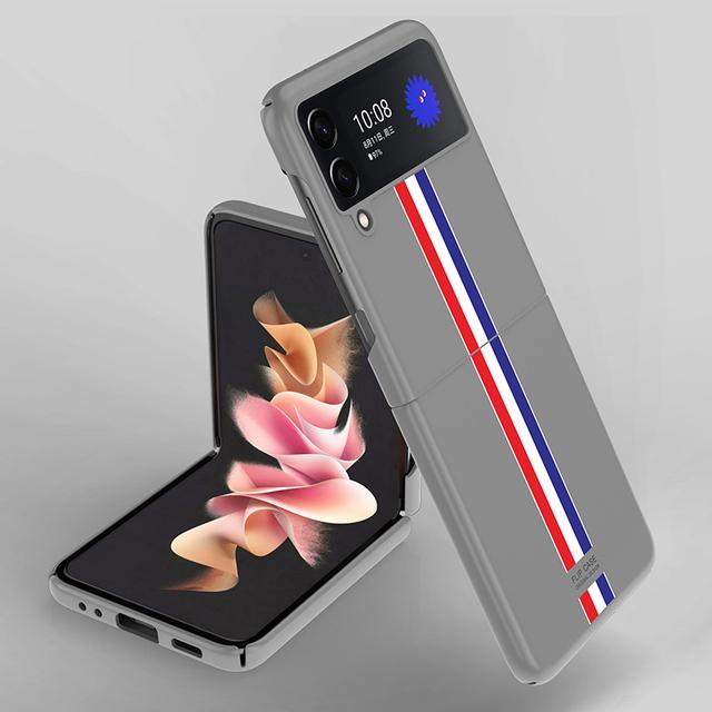 Luxury Slim Thin Protective Cover Case For Samsung Galaxy Z Flip 3 5g Flip3 Z Fold3 Fold 3 Folding Cell Phone Bag Funda Coque