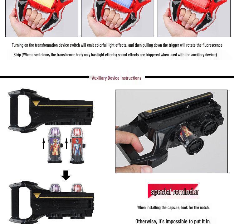 Geed Riser Kamen Rider Transformation Set with Zero Glasses & Capsule