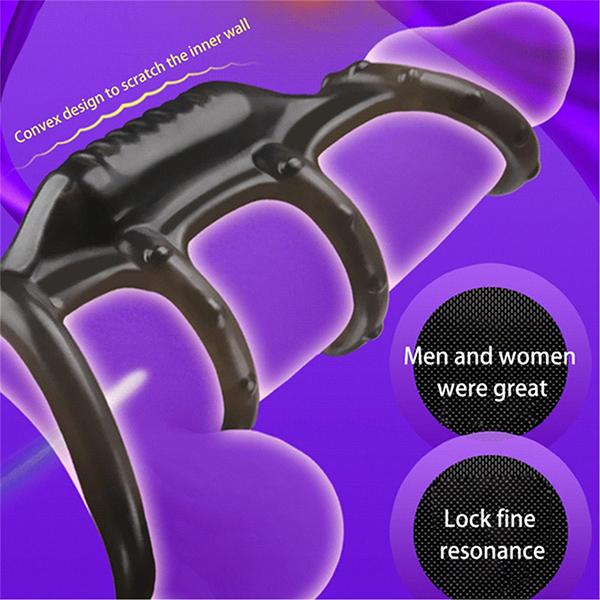 Penis Lock Male Soft Flexible Condom Delay Ejaculation Cock Ring Adult Toy