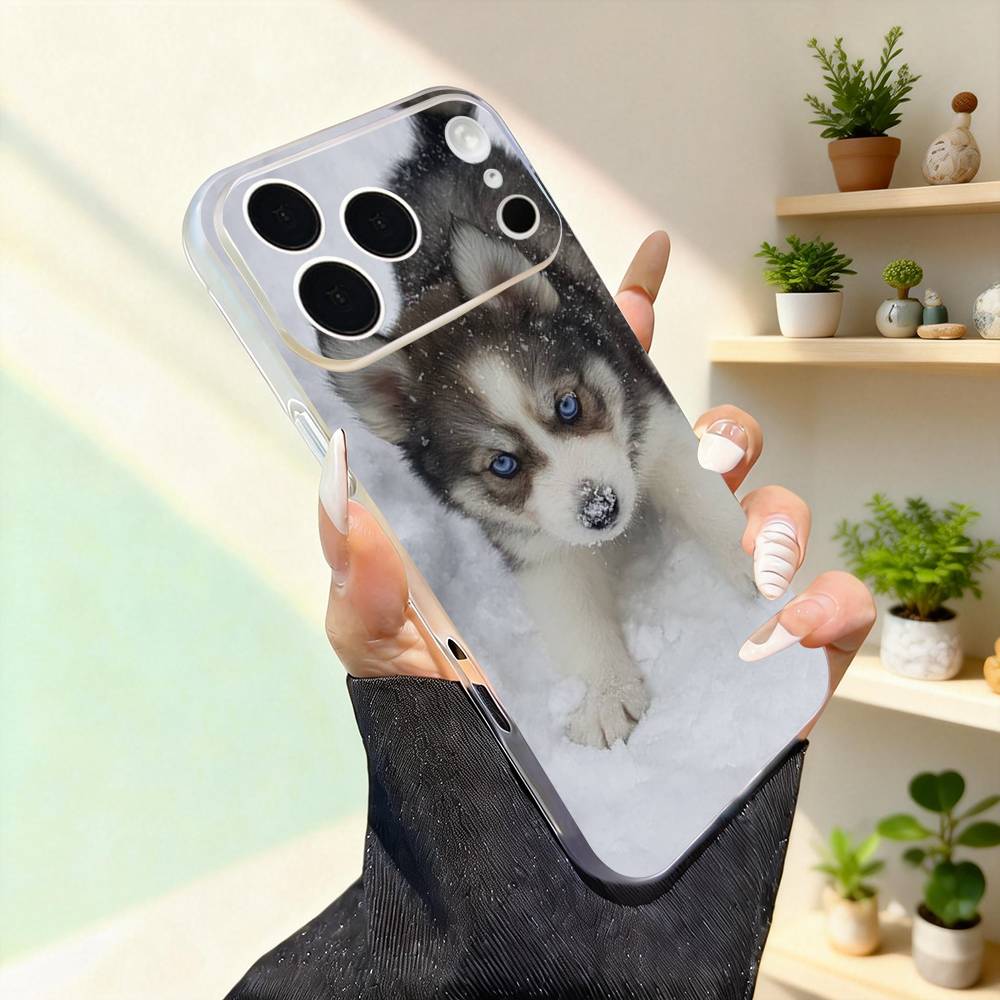 

Husky Puppy Dog Funny For iPhone 17,16,15,14,13,12,11,Pro,Max,Plus,Mini,SE4,E Magnetic For Magsafe Wireless Phone Case iPhone13PROMAX