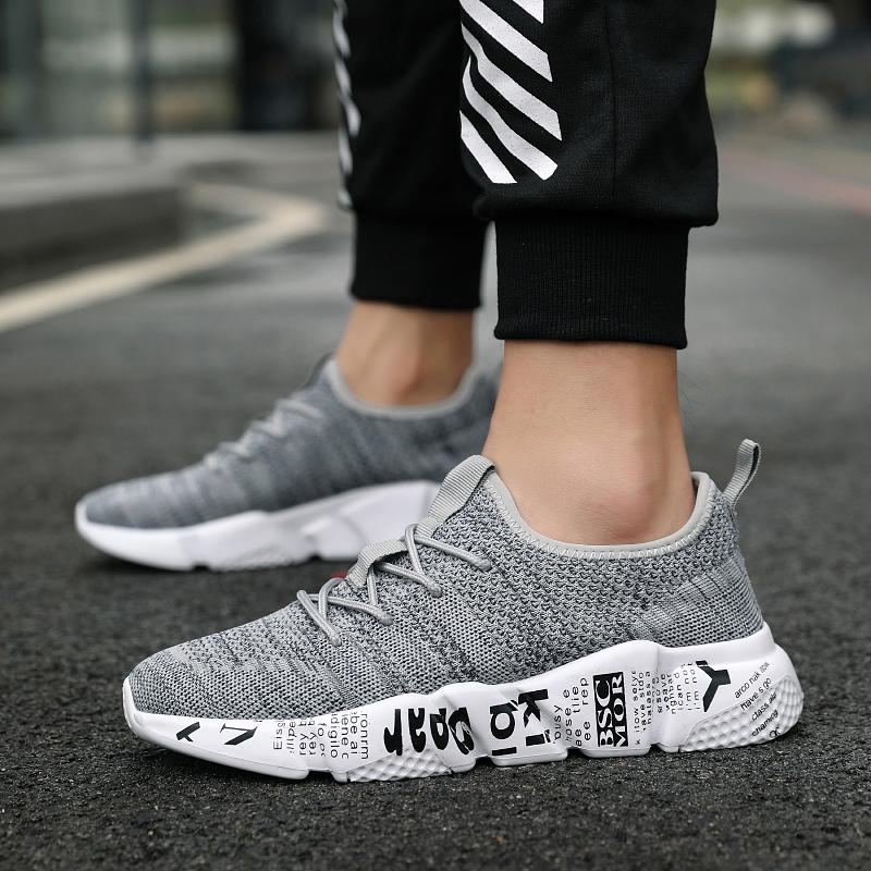 Summer Men Sneakers Tennis Sport Running Shoes Breathable Designer Male Casual Shoes Light Trainers Jogging Walking Sneakers 47