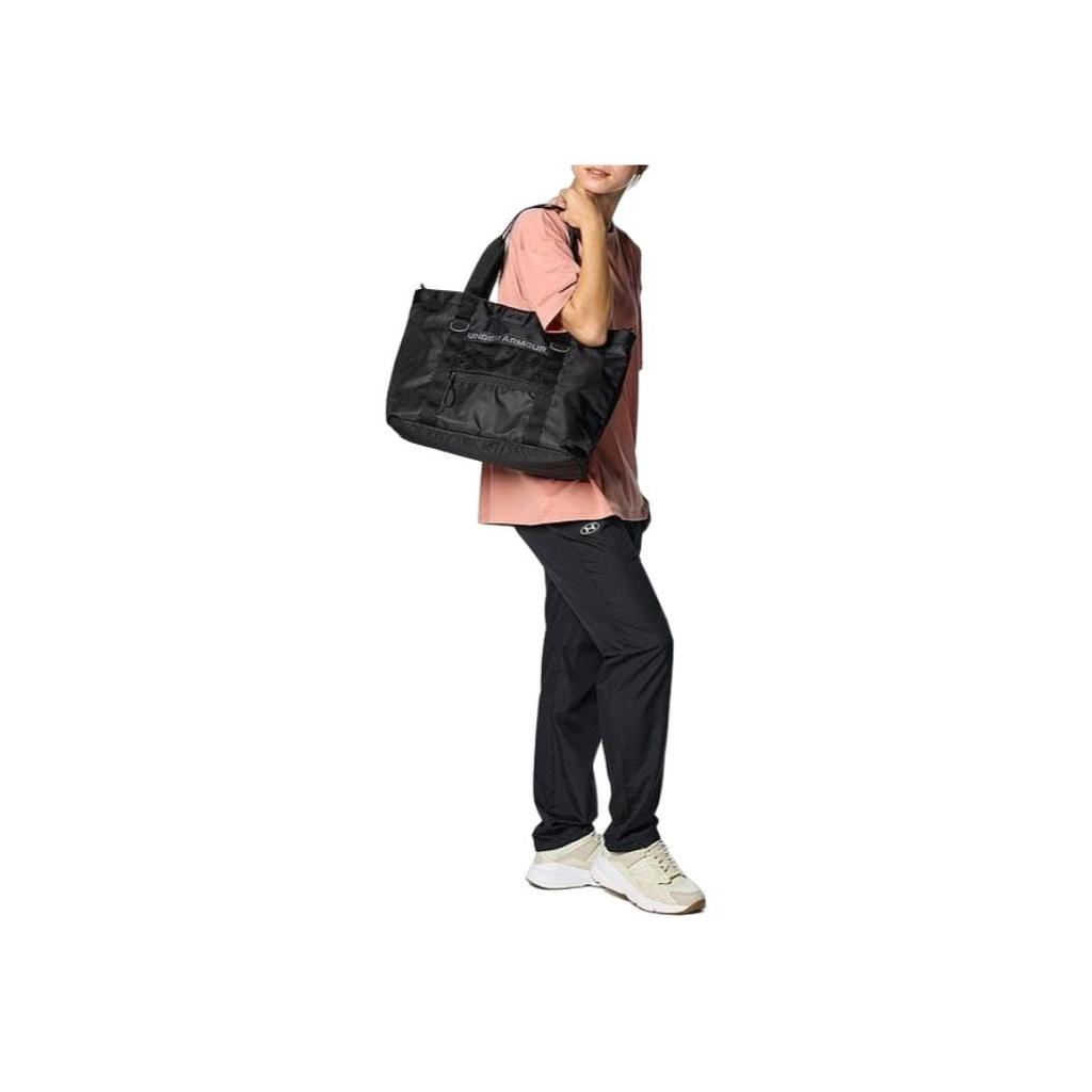 New Under Armour Nylon Tote Bag Shopping Bag Shoulder Bag Handbag Regular Women's Black 1381907-001
