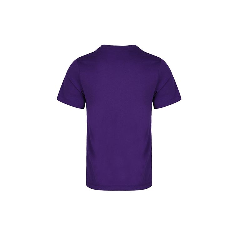 Nike Dri-Fit NBA Los Angeles Lakers Crew Neck Short Sleeve T-Shirt Men Tops Purple AT0422-547
