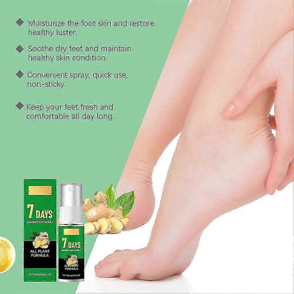 Mild, Refreshing And Moisturizing Foot Ginger Nourishing Spray