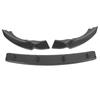 3 Sections Front Bumper Lip Diffuser Sturdy Front Bumper Lip Spoiler Replacement for   A‑Class W176 Standard Pre‑facelift
