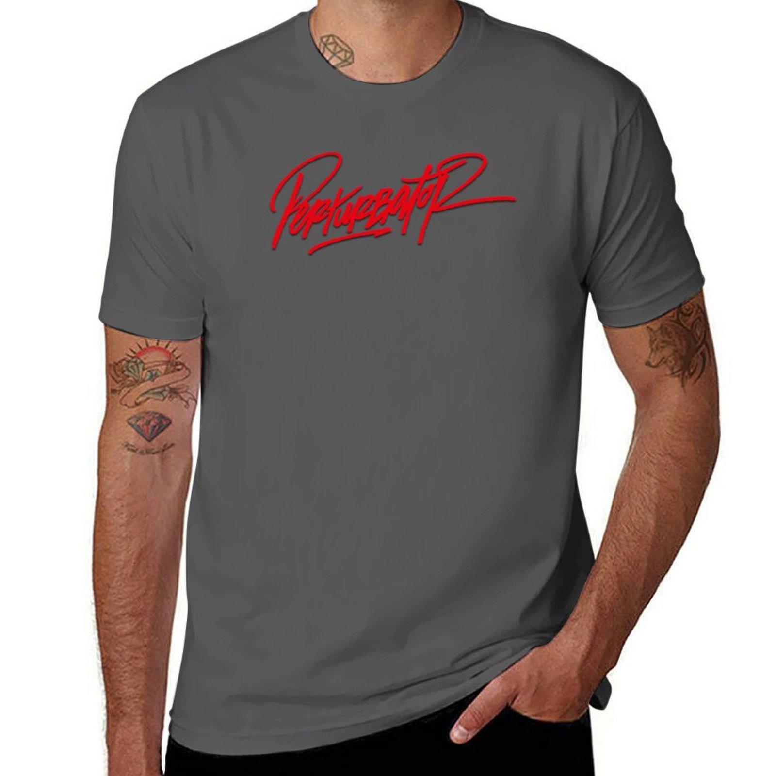 

Perturbator basic logo T-Shirt t shirt man luxury man t shirt graphic t shirts cotton 100% T-Shirt 4XL
