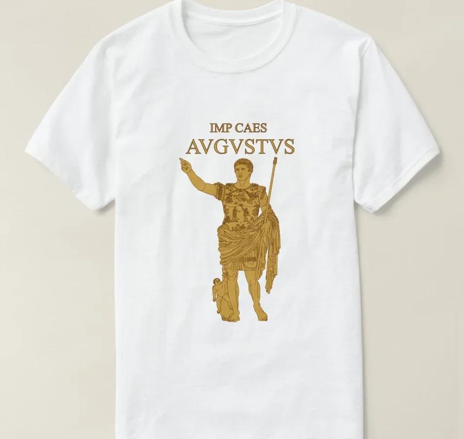 

The Famous Roman Emperor Augustus Statue TShirt ONeck Summer Short Sleeve Casual Mens Tshirt Size S6XL 2025 4XL