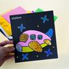 12Pcs DIY Cartoon Magic Transfer Painting Crafts for Kid Crafts Creative Drawing Educational Learning Art School Supplies
