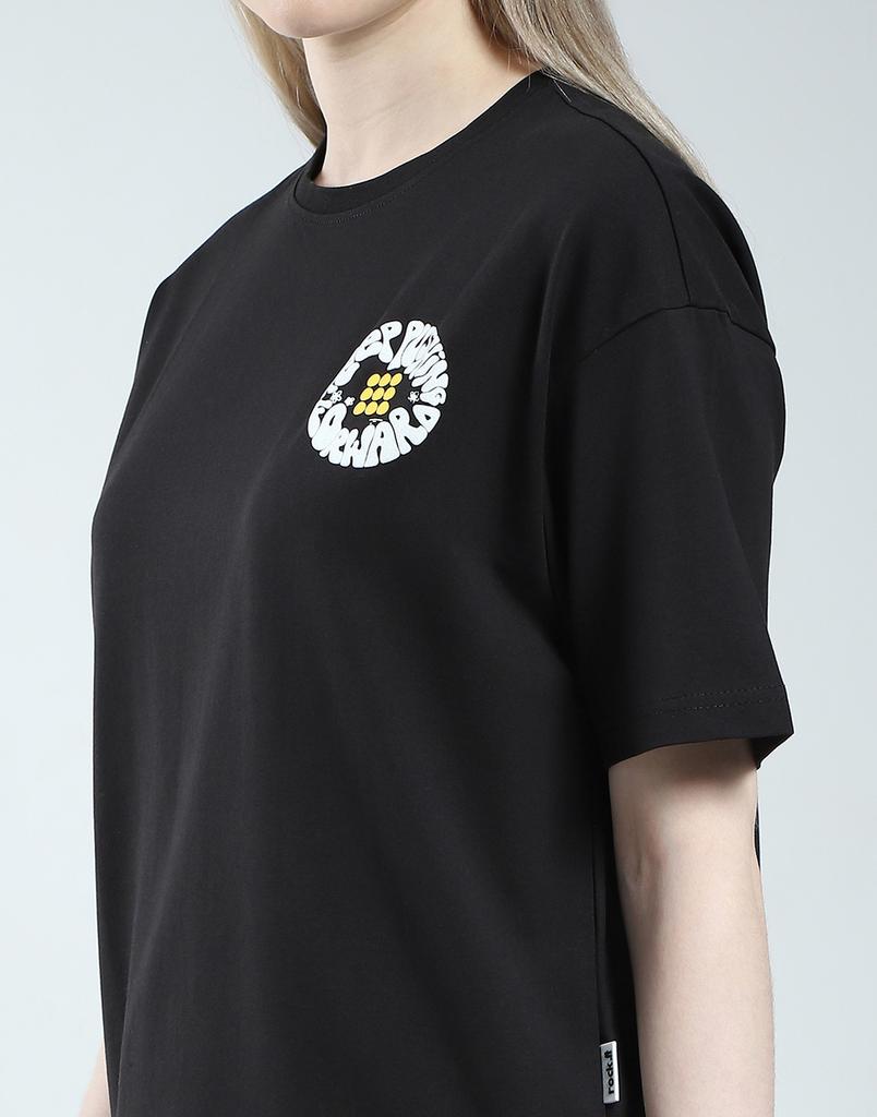 ROCK.IT Women's Regular Fit Half Sleeves Top