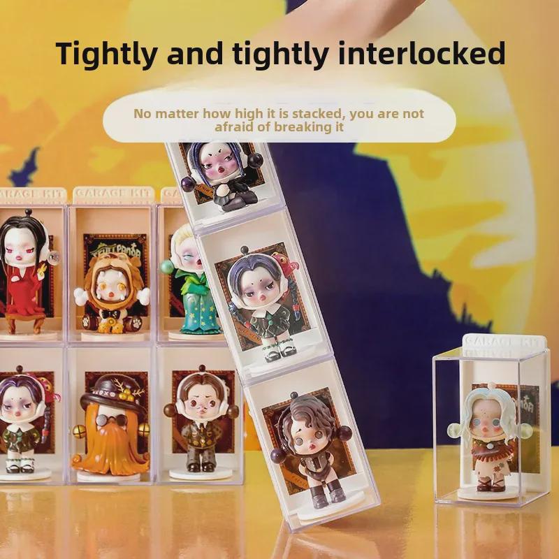 Průhledná akrylová prachotěsná vitrína na figurky a panenky