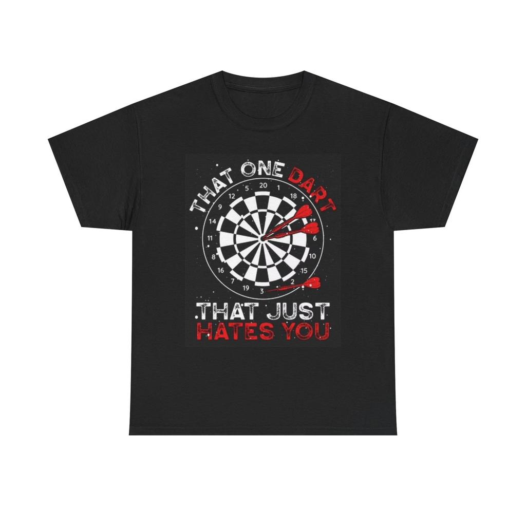 Herren- und Damen-T-Shirts Dartscheibe Lustige Grafik