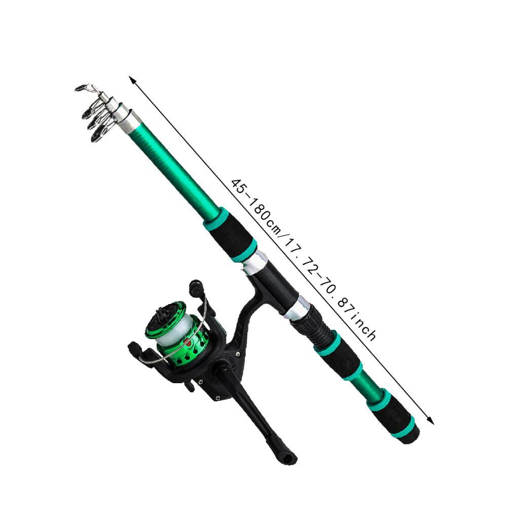 Kids Fishing Rod and Reel Combo Kids Fishing Pole for Outdoor Travel Starter