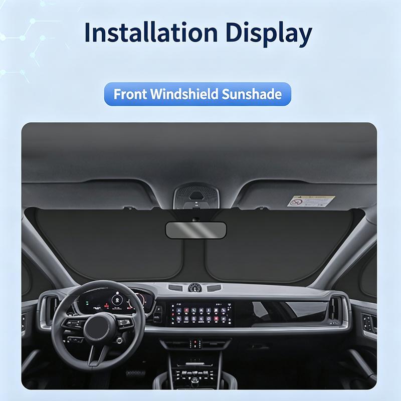 For VOLKSWAGEN Tharu Touran Tiguan Touareg Tavendor Talagon Tayron 2006-2025Windshield Sun Shade Accessories Custom Fit Sunshade