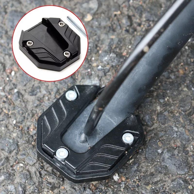 Motorcycle Bike Parking Kickstand Extender Foot Side Stand Pad Support Plate Motorbike Accessories