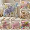 H-Hysterics Casual Pillow Case Sofa and Living Room Decorative Cushion Covers Dust-proof and Mite-proof Invisible Zipper