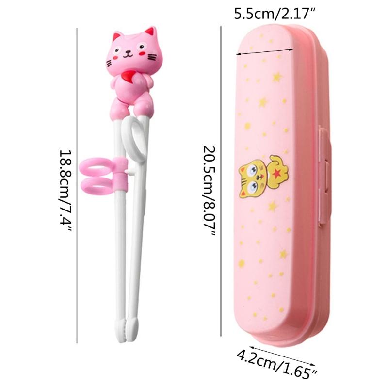 Training Chopsticks Cute Animal Easy To Use Learning Chopsticks for Kid with Attachable for Child Adults Beginners