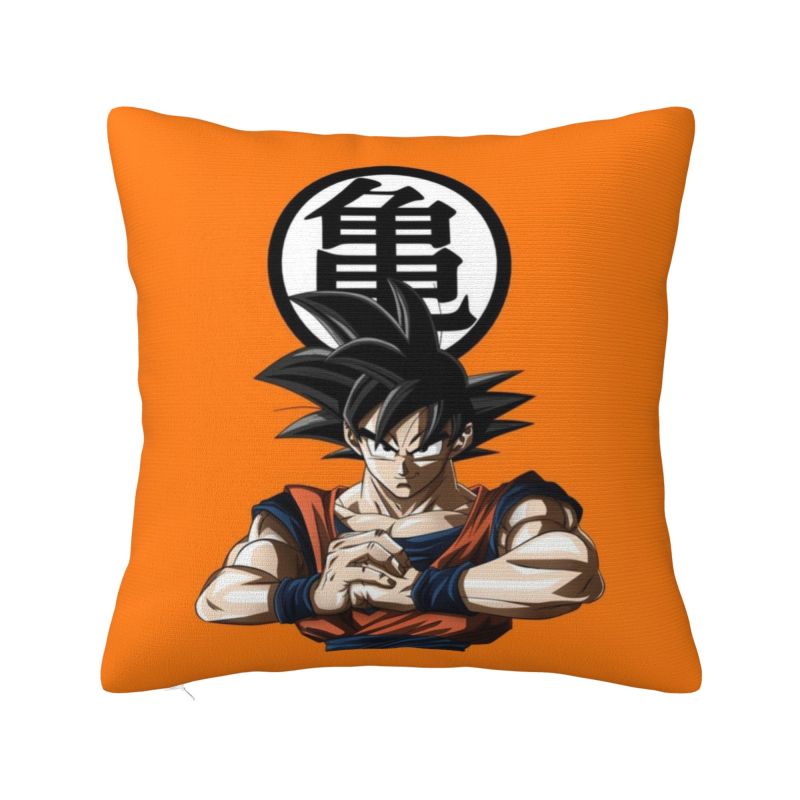 Benutzerdefinierte Luxus Dragon Ball Goku Kissenbezug Samt Anime Manga Kissenhülle