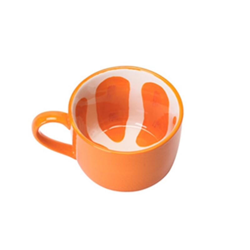 400ml Creative Fruit Coffee Mug Watermelon Orange Lemon Shaped Ceramic Breakfast Cup Cartoon Tea Milk Mug Large Capacity Gift
