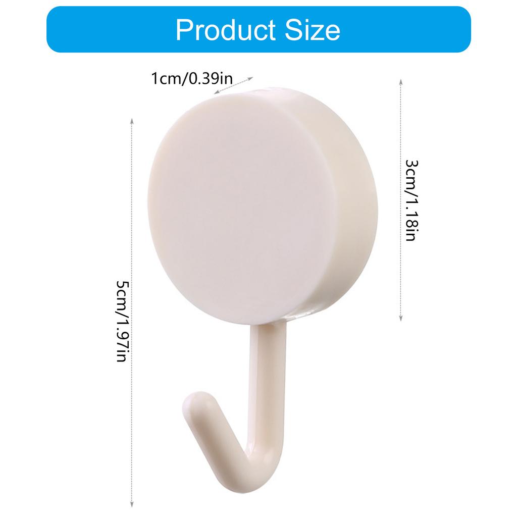 Adhesive Wall Hook Damage Frees Strong Hold Waterproof Bathroom Kitchen Decoration Key Hook For Home Organization