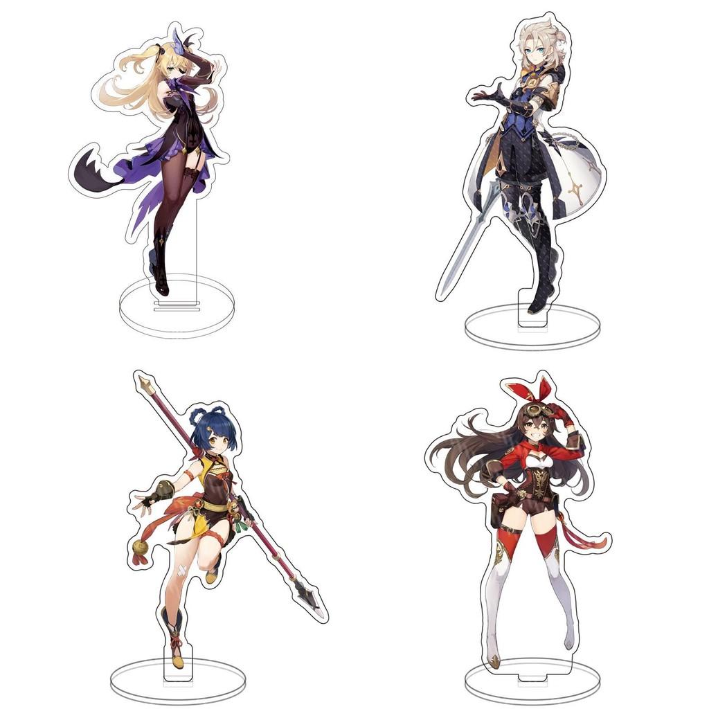 Stunning Genshin Impact Barbatos Keqing Barbara Hutao Acrylic Stand For Game Lovers