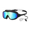 Kids Swim Goggles with Nose Clip And Earplug Anti-Fog UV Protection Pool Glasses Anti Shattered Lens for Boys Girls