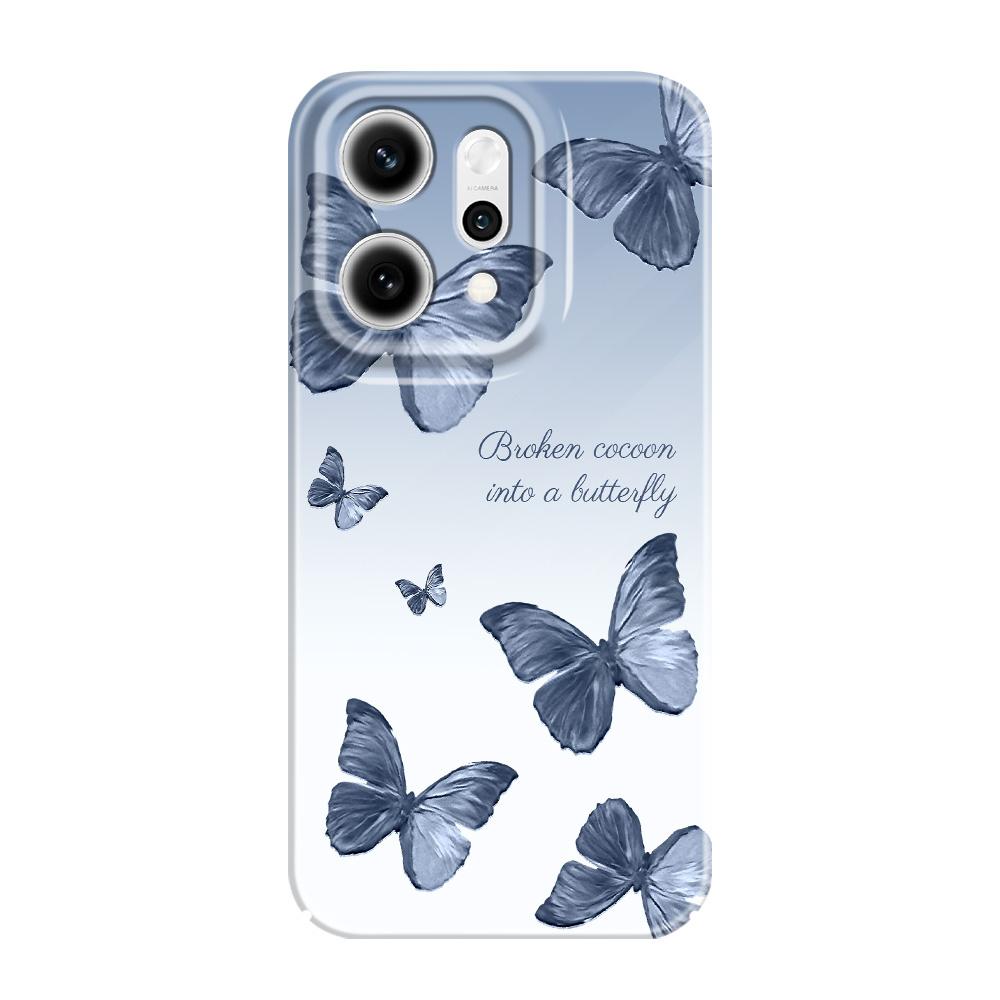 

Alluring Butterfly Phone Case For OPPO Reno 14 14F 13 13F 12 12F 11 11F 10 8 8Z 8T 7 7Z Pro 4G 5G Film Hard Cover OPPO Reno 8Z 5G