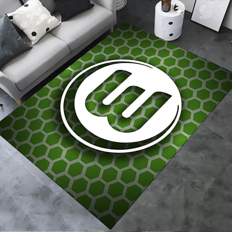 Nuovo Tappeto VfL Wolfsburg 2025 per Soggiorno Camera da Letto Casa Decorazione Divano, Tappetino Antiscivolo per Giochi Bambini 101
