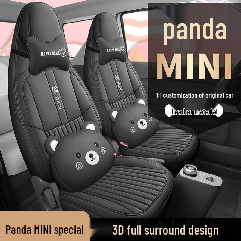 2025 Geely Panda Mini Seat Cushion: Endurance Bear Four-Season Leather Seat Cover