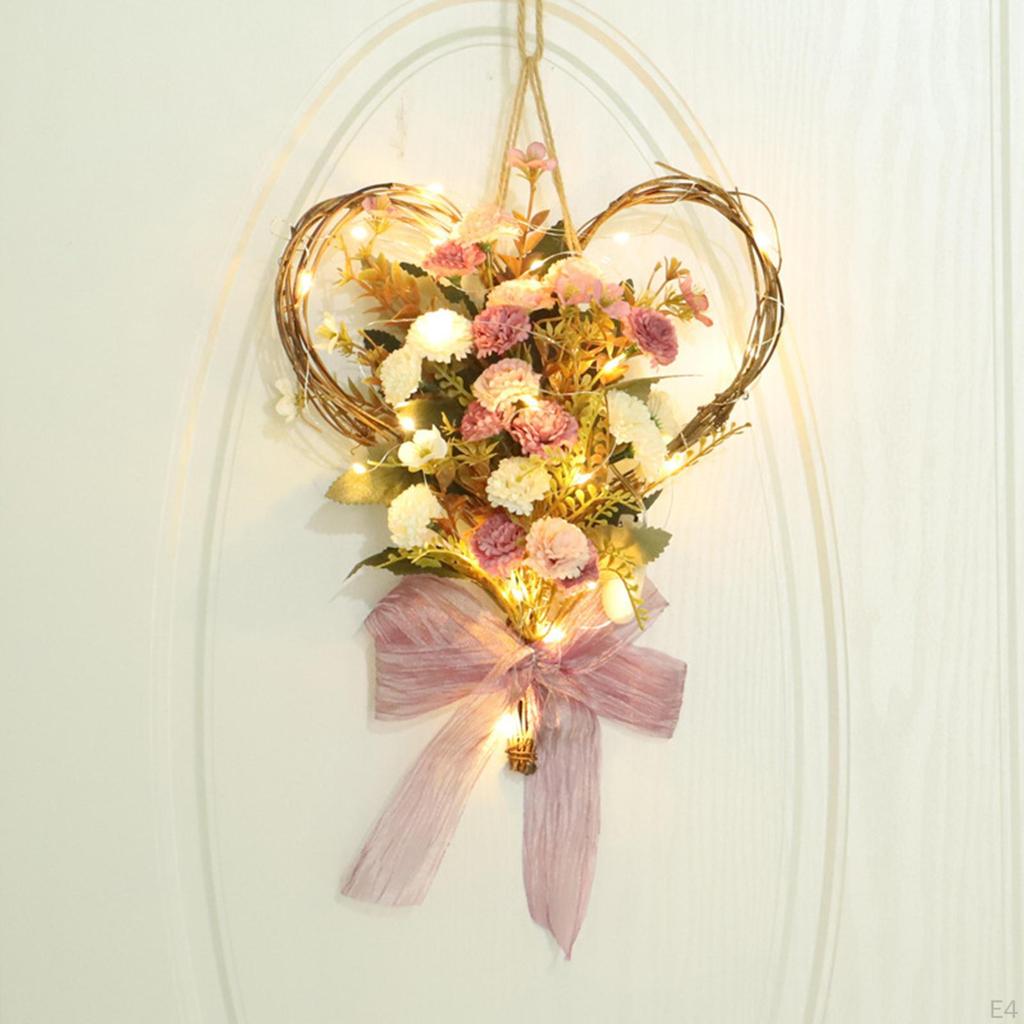 Carnation Floral Wreath for Home Decor