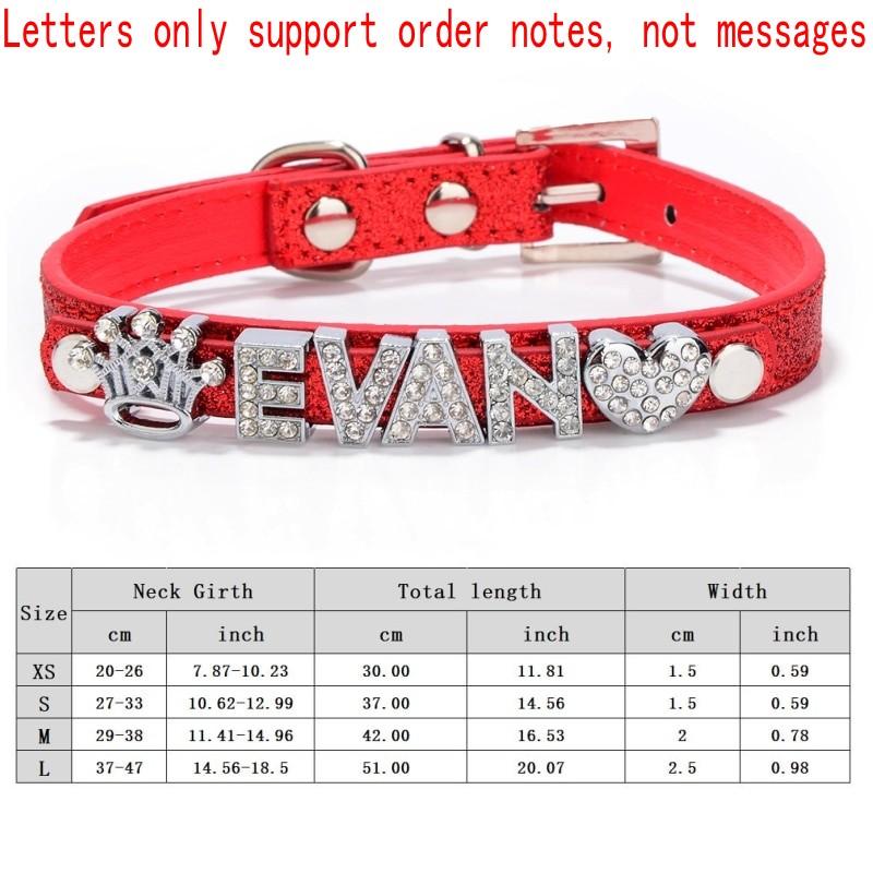 

Ошейник для собак со стразами, персонализированный, сделай сам, имя, телефон, собака, индивидуальное ожерелье, кожаные ошейники для собак, аксессуары для собак XS красный