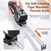 Sturdy Construction Digital Tape Measure Rechargeable Electric Measuring Tool For Carpenters