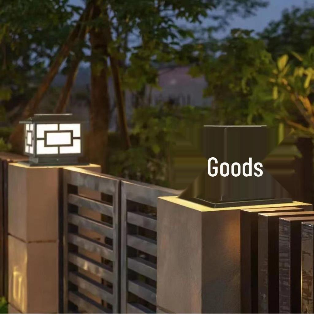 Solar Outdoor Post Cap and Guardrail Light for Courtyard and Construction Sites