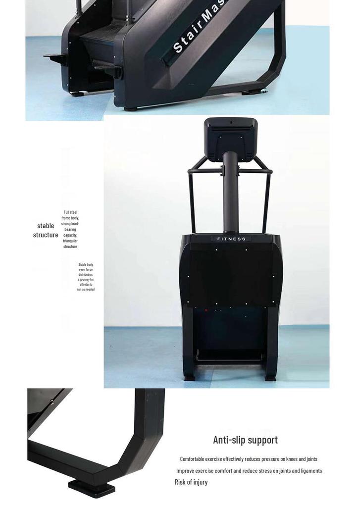Indoor Stair Climber with LCD Display & Heart Rate Monitor