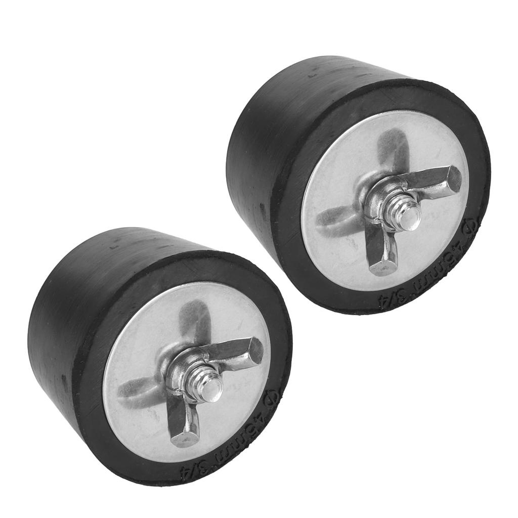 2PCS Pool Winterizing Plug Rubber Stainless Steel Pool Winter Expansion Plugs for Swimming Pool Pipework Winter Fittings