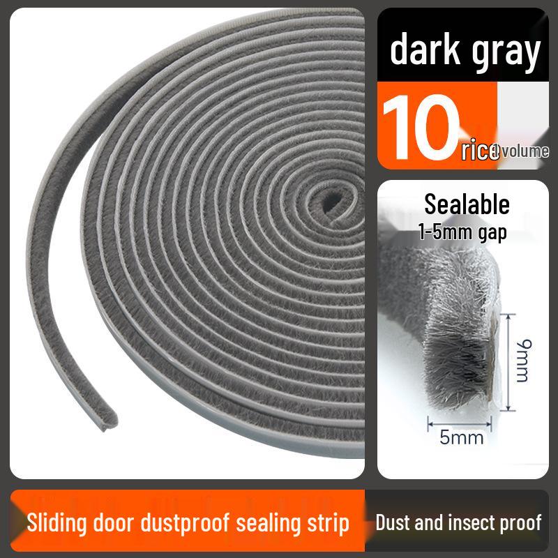 

Sliding Door & Window Seal Strip - Dustproof, Anti-Collision, Shock Absorption, Brush Strip for Wardrobes and Gaps