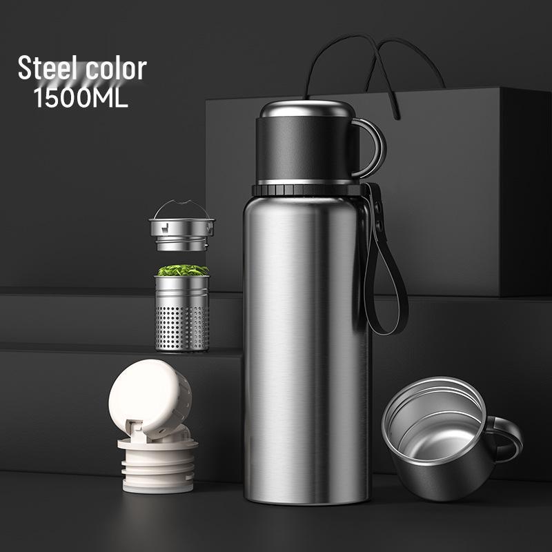 Water Steel Insulated 316 Stainless Bottle With Smart Temperature Display Extra Large Capacity For Men